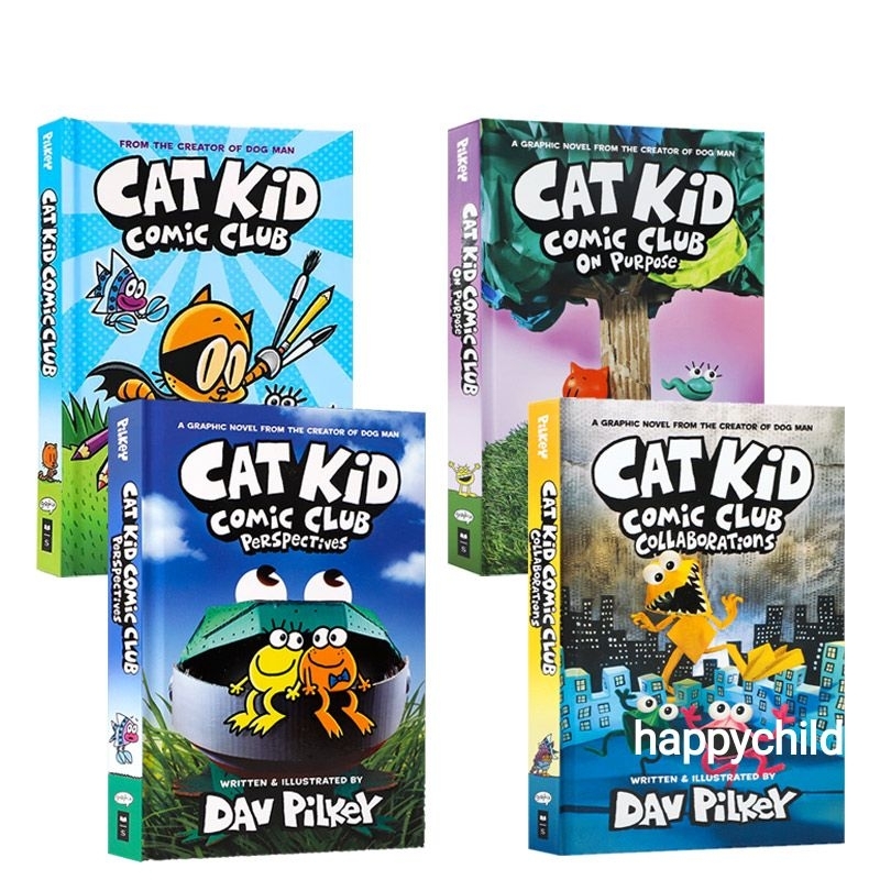 Jual Original Cat Kid Comic club author dogman Dav Pilkey buku anak ...