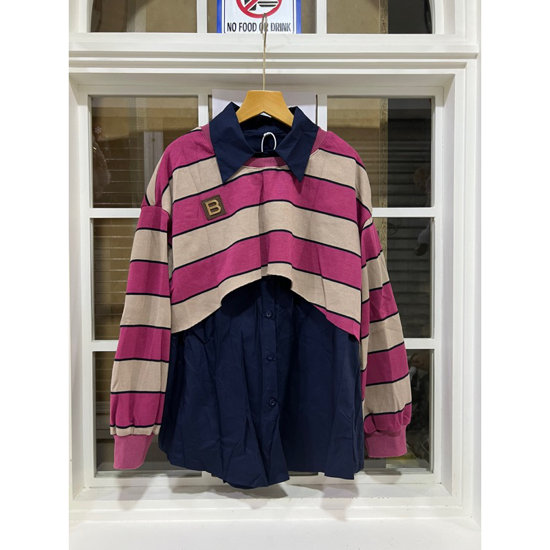 Connexion Basic Cotton Kemeja Wanita main image 1