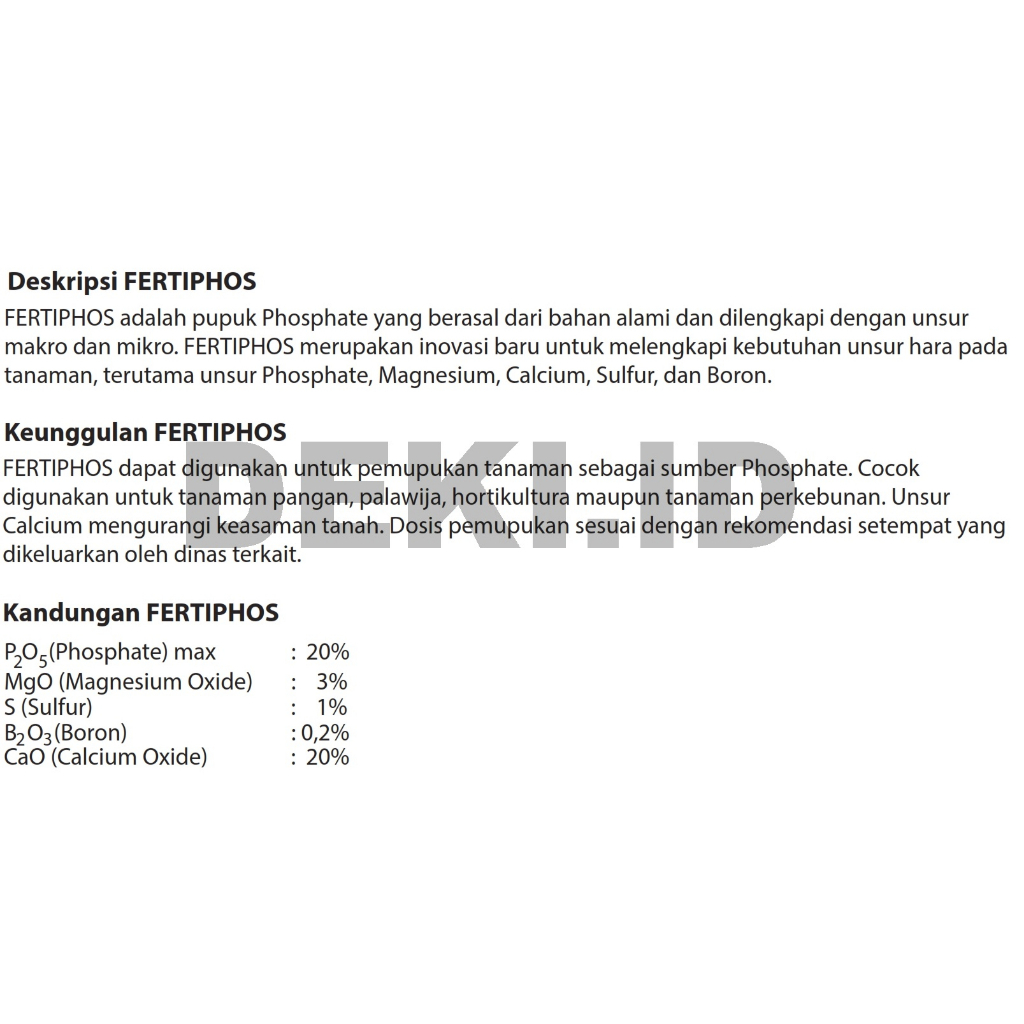 Jual Fertiphos 50 Kg Pak Tani Kurir Instant Pupuk Posphate SP Pospat ...