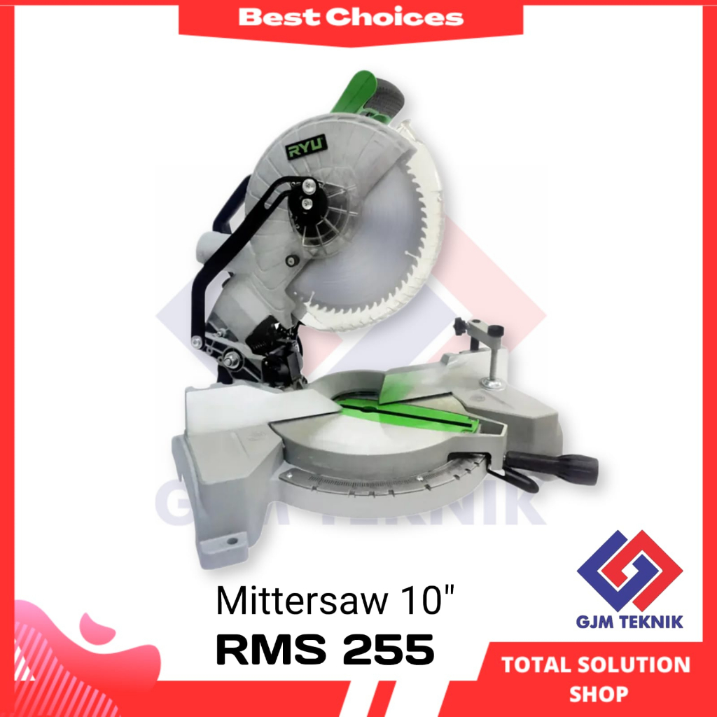 Jual Mitter saw ryu RMS 255 10 inchi - potong alumunium ryu - murah ...