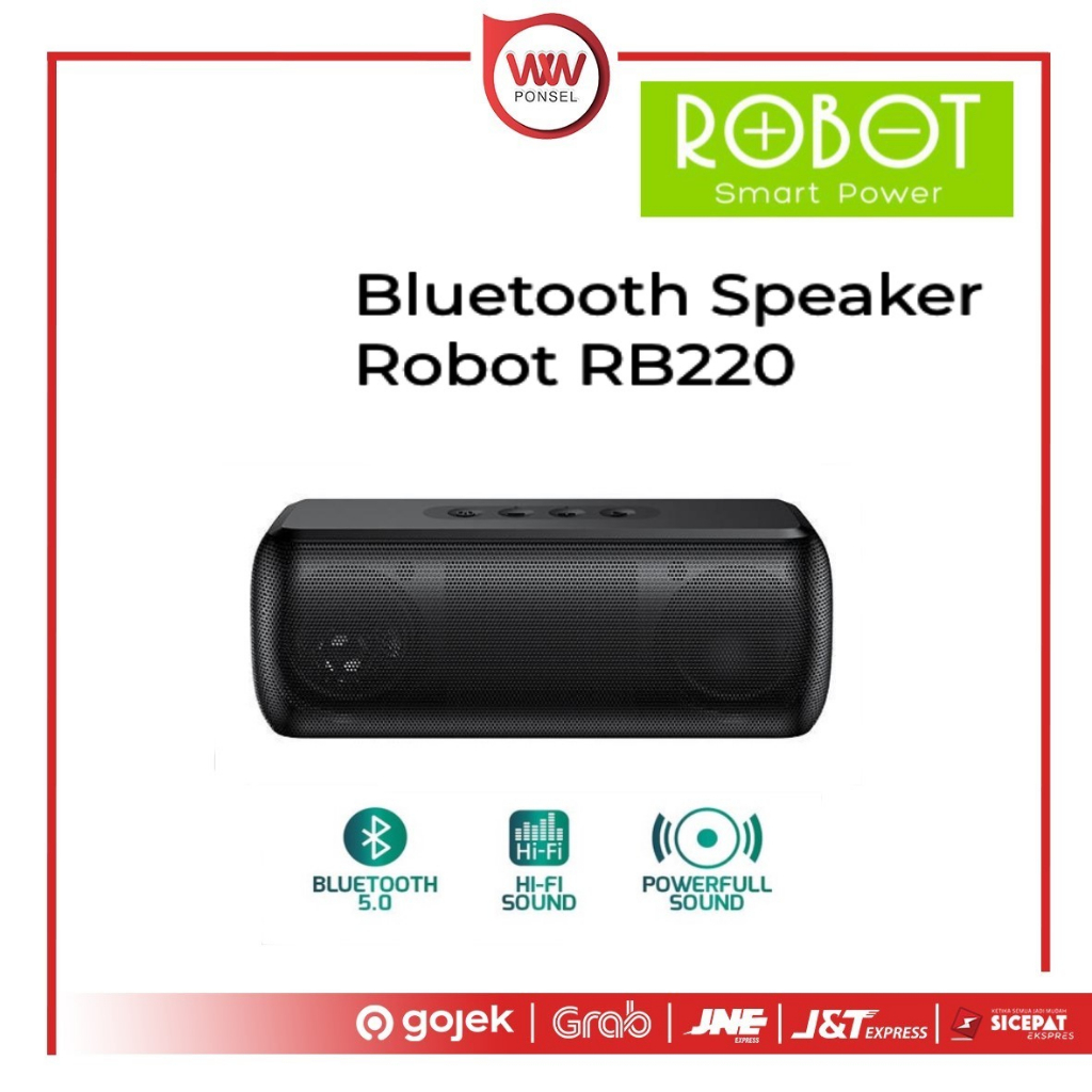 Jual Speaker Bluetooth Robot RB220 Portable Wireless Super Bass Mini ...