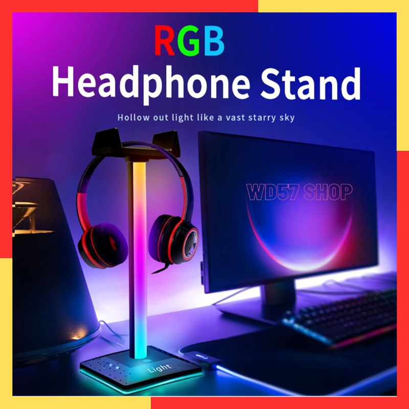Jual Hanger Gantungan Headphone Headset Stand Gaming PC Anti Slip