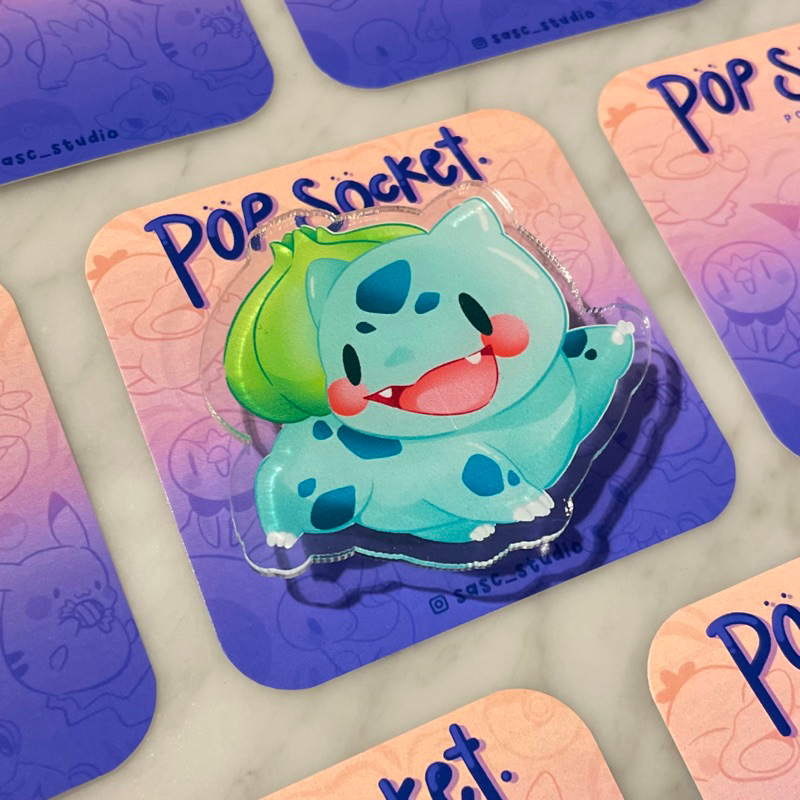 Jual POPSOCKET POKEMON lucu | jigglypuff , snorlax, bulbasaur, togepi ...