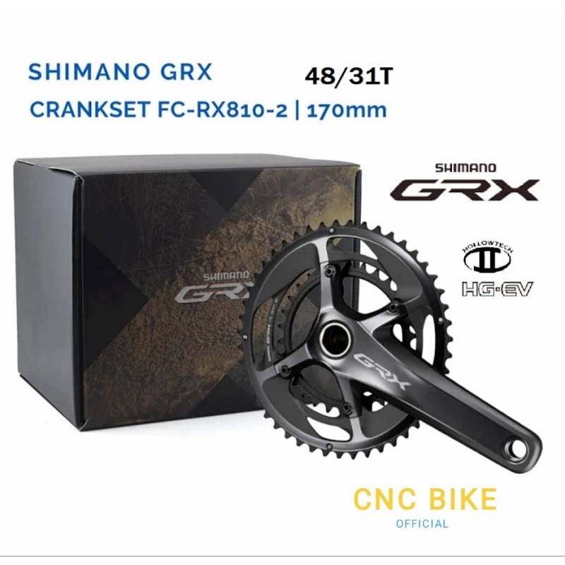 FC-RX810 Crankset Shimano FC-RX810 GRX Chainset - 48/31 Tooth