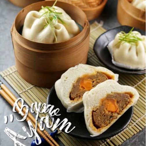 Jual Bakpau Bakpao Bapao Bapau Apin Ayam Telur Asin Besar | Shopee ...