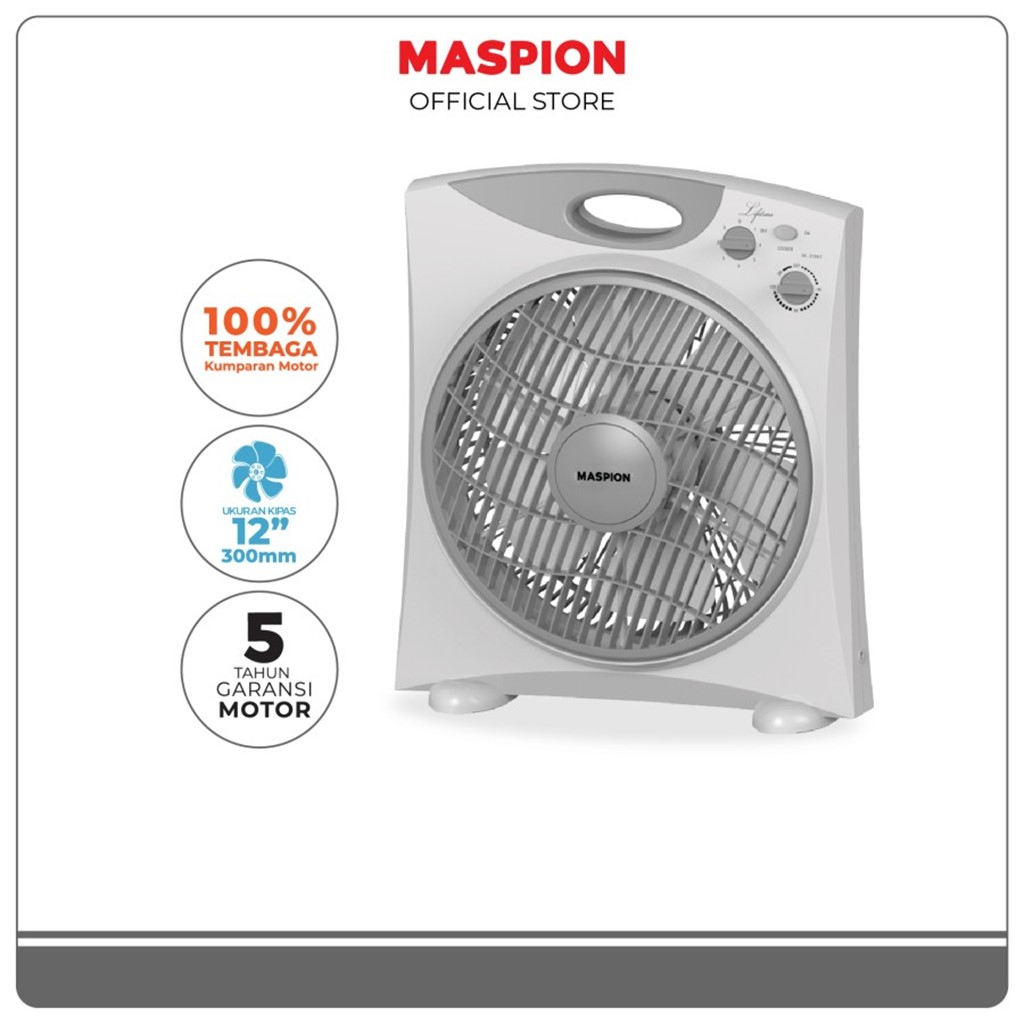 Jual Kipas Angin Box Maspion [12 Inch] EX 2109T( EXCLUSIVE ) | Shopee ...