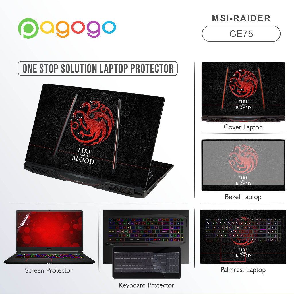 Jual Screen Guard Skin Keyboard Protector Garskin Stiker Laptop Msi ...