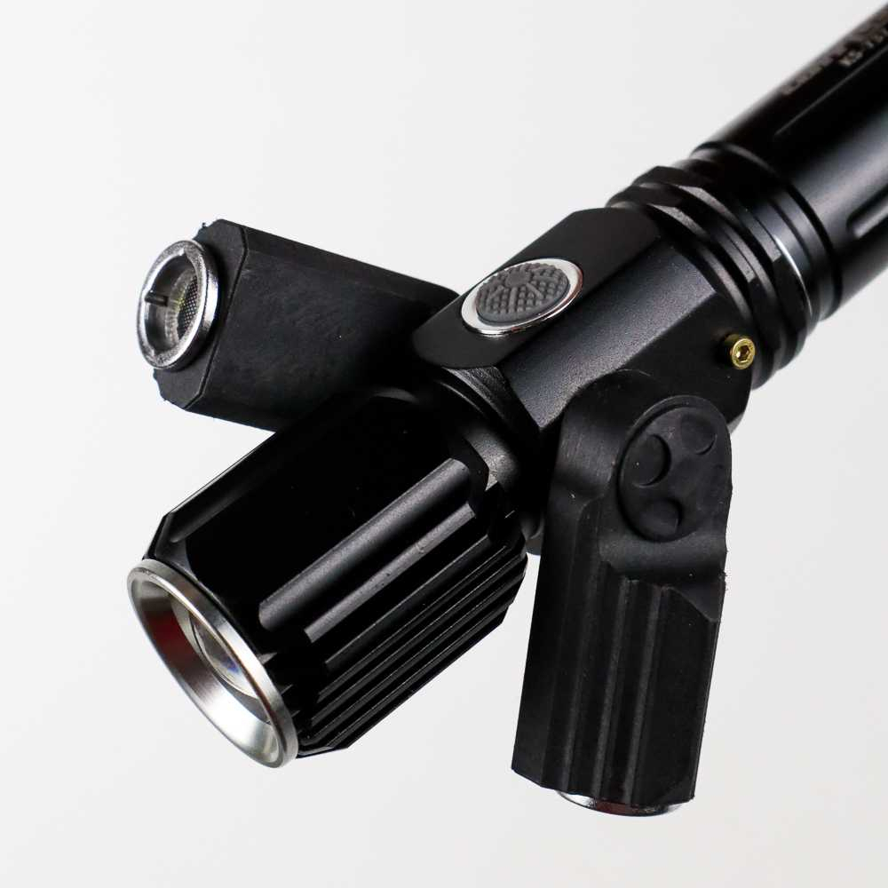 Jual Senter LED 3 Arah Telescopic Zoom Cree T6 + 2 x XPE 1500LM ...