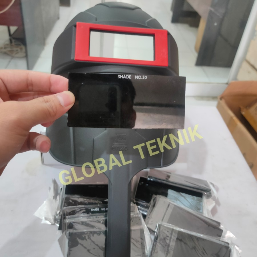 Jual Kaca Las Hitam Welding Glass / Kaca Kedok Las - Hitam (DIN 10 ...