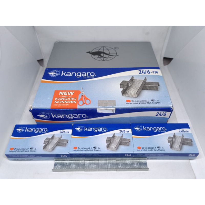 Jual ISI STAPLES BESI BESAR NO 3 MEREK JOYKO DAN KANGURU 1 KOTAK ISI ...