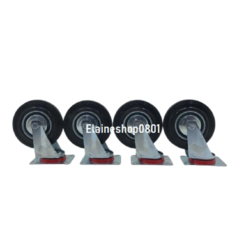 Jual Roda Xander Roda Karet Hidup 5inch Set 4pcs Roda 5inch Hidup Roda Hidup Roda Gerobak Roda 7077