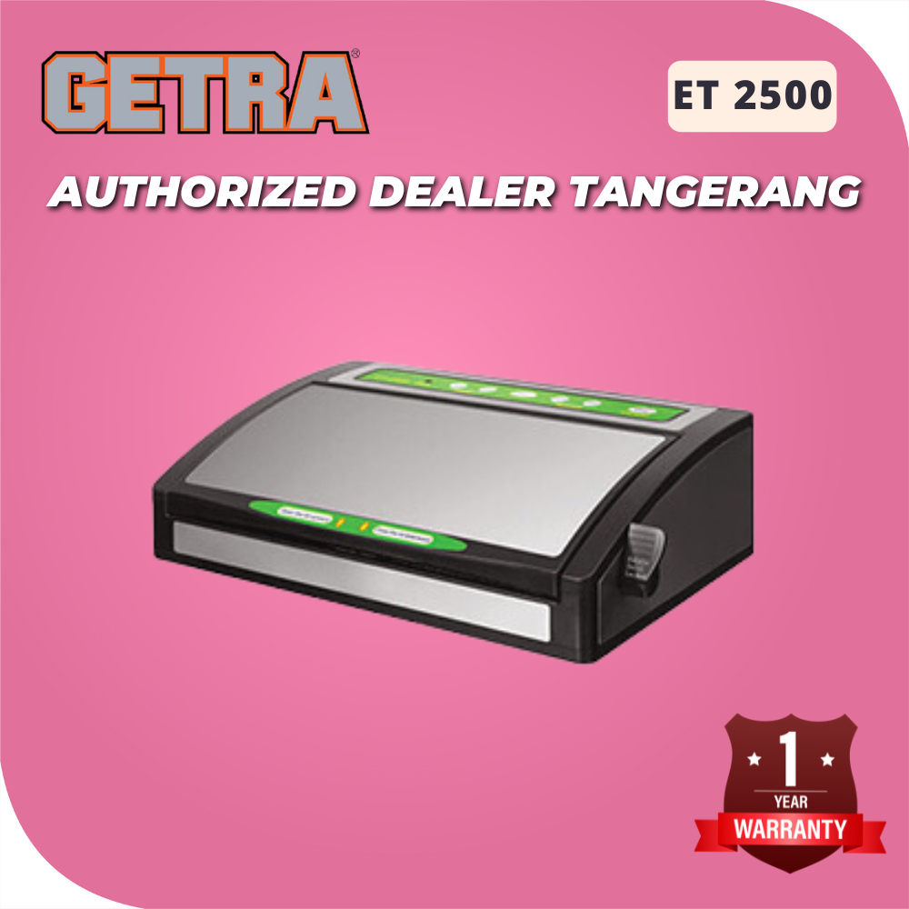 Jual Mesin Vacuum Sealer GETRA ET 2500 Vakum Makanan Plastik Emboss Shopee Indonesia