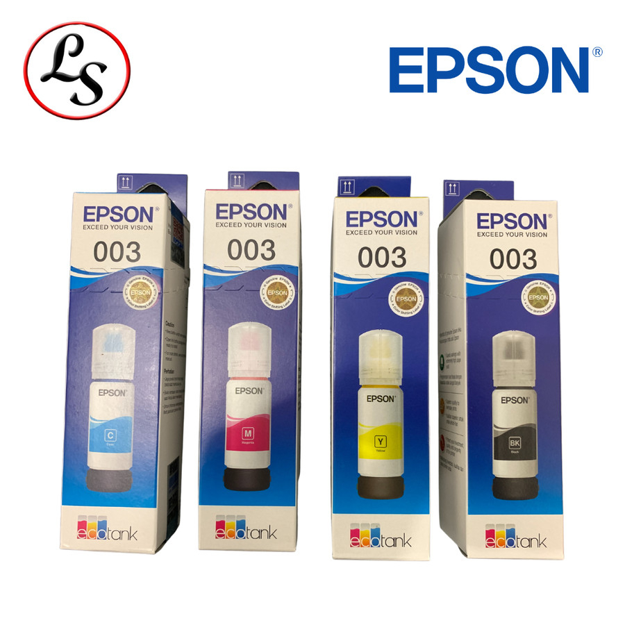 Jual EPSON TINTA 003 ORIGINAL ASLI L3110 L3150 L3110 L3150 L1110 ...