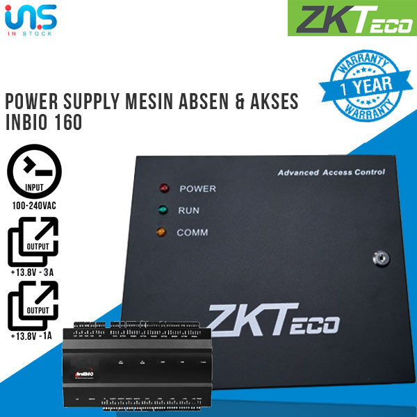 Jual Mesin Kontroler Akses Kontrol Pintu ZKTECO INBIO 160 Lengkap ...