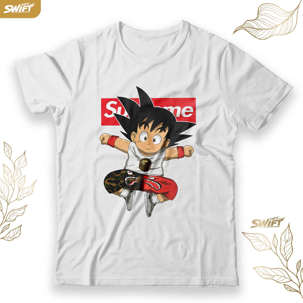 Jual KAOS goku dragon ball z hypebeast bape camo supreme TSHIRT BAJU ...