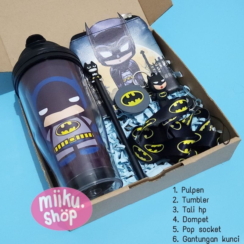 Jual BIRTHDAY GIFT HAMPERS TUMBLER KARAKTER SUPERHERO SPIDERMAN ...