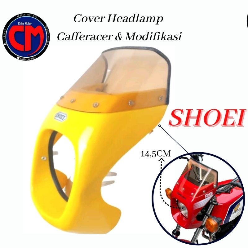 Jual Cover Lampu Headlamp Caffe Racer CB100 GL 100 Modifikasi Shopee