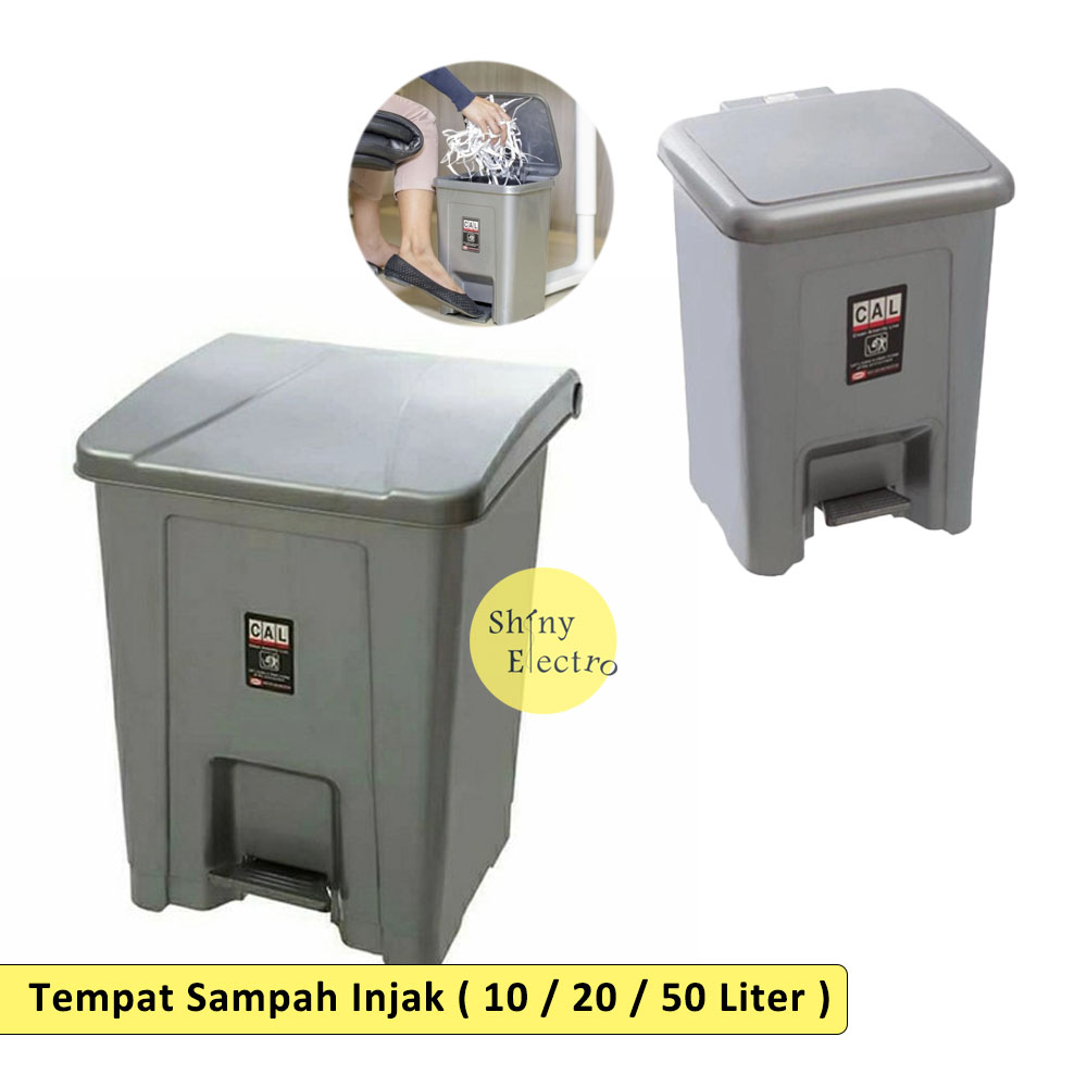 Jual Tempat Tong Sampah Injak 10 L 20 Liter 50 L Shinpo Kamar Kantor Rumah Dust Bin 5877