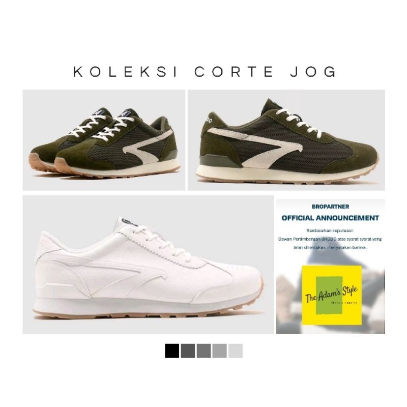 Jual Brodo Original Corte Jog Sneakers Shopee Indonesia