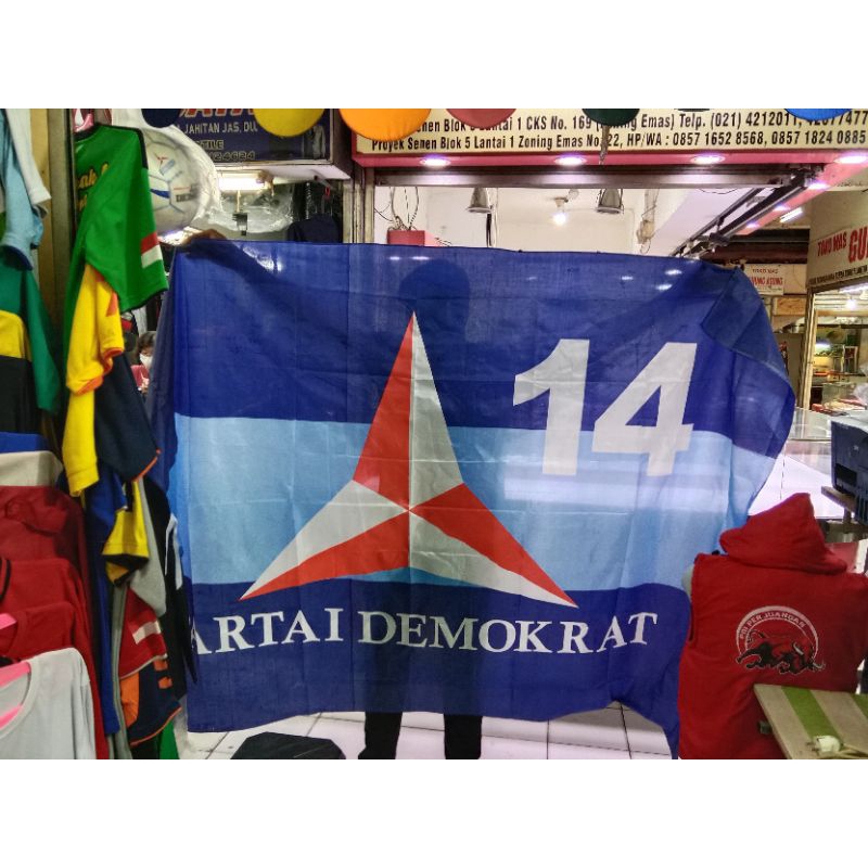 Jual Bendera Demokrat Ukuran 2mx3m Terbaru Shopee Indonesia