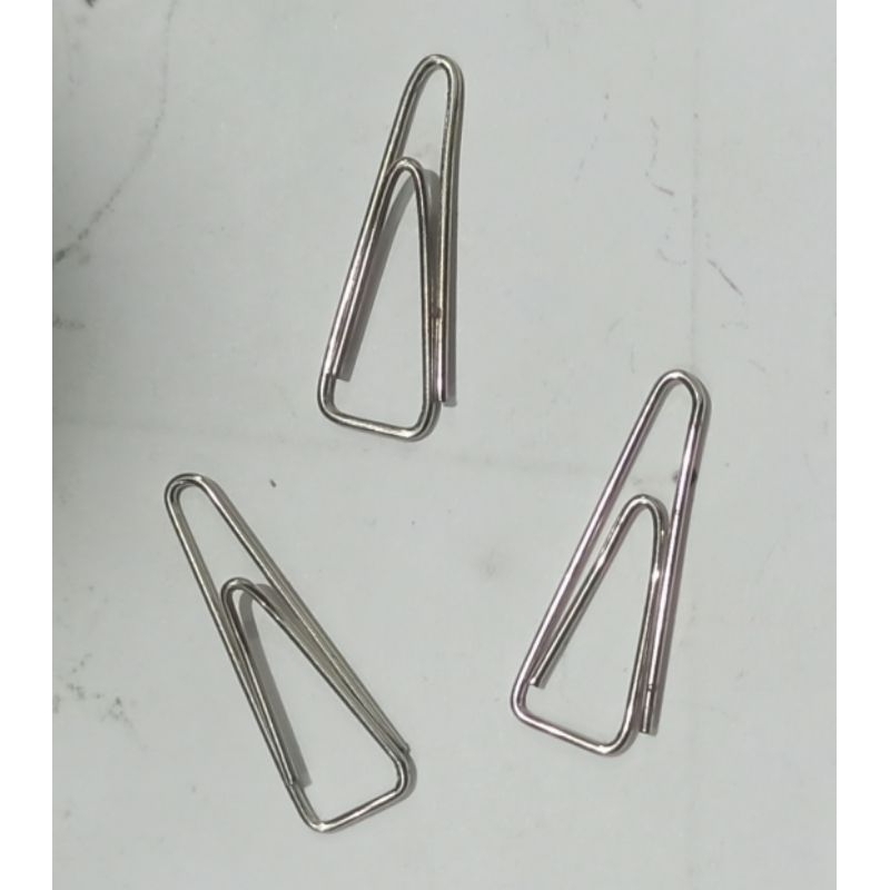 Jual Paper Clip Paperclip Trigonal No 1 No 3 Paper Clip No 5 Penjepit