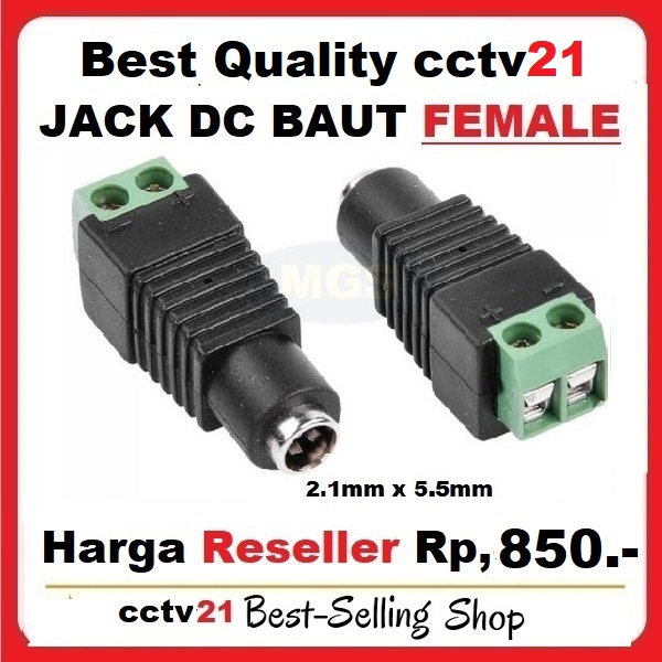 Jual Konektor Connector Jack Dc Baut Female Cewe Harga Reseller Rp