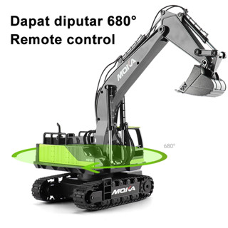 Jual Ekskavator Remote Control MOKA 11 Channel RC Excavator Beko ...