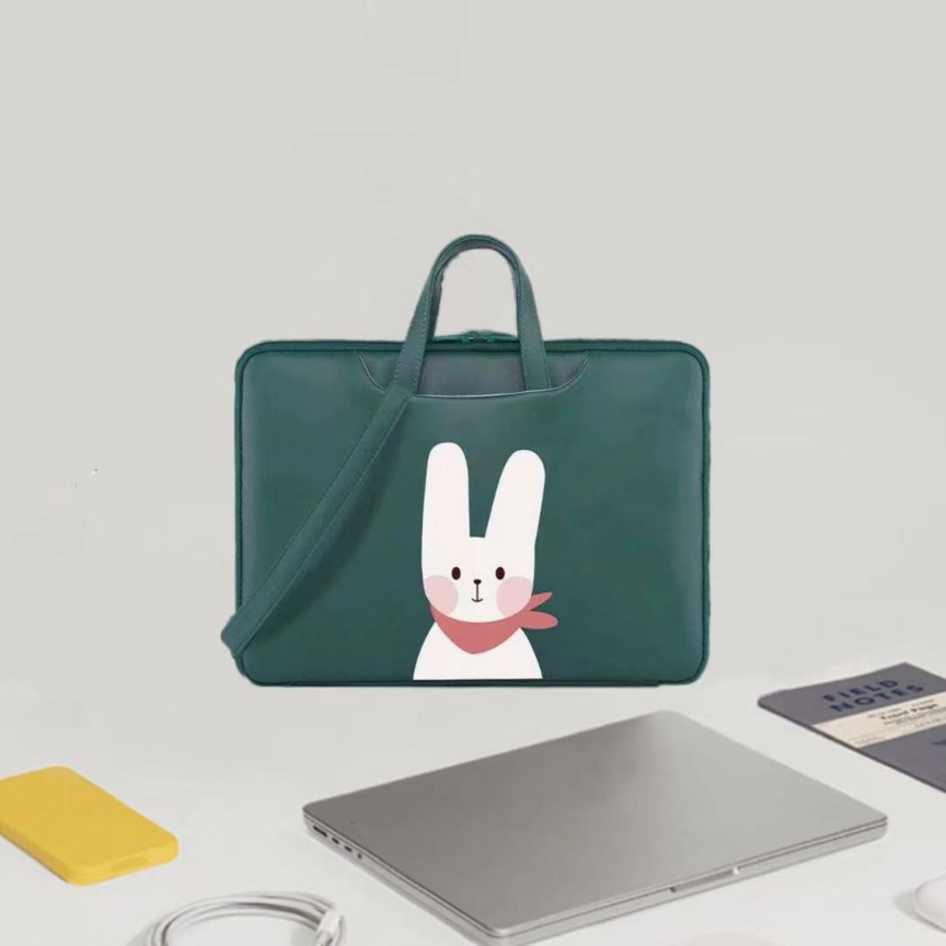 Jual Tas Laptop Cute Green Rabbit 13.3inch 14inch 15inch 15.6inch ...