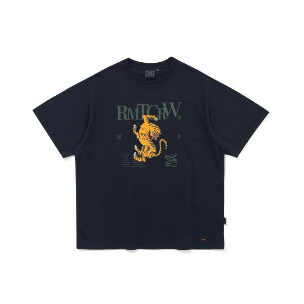 [ROMANTIC CROWN] BLAZE REEL TIGER TEE SHIRT/追跡付 ROMANTIC CROWN] BLAZE REEL TIGER TEE SHIRT/追跡付 (ROMANTIC