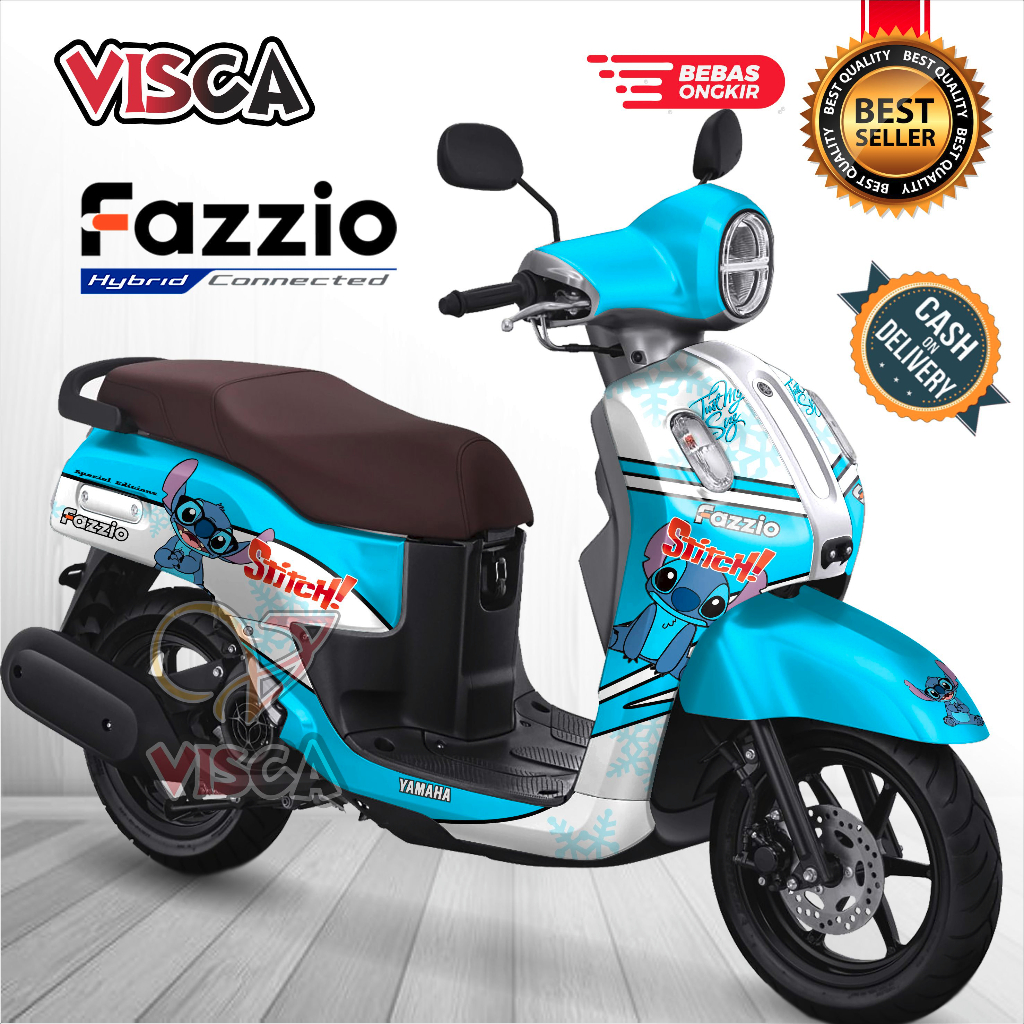 Jual Decal Yamaha Fazzio Full Body Stiker Fazzio Variasi Full Body