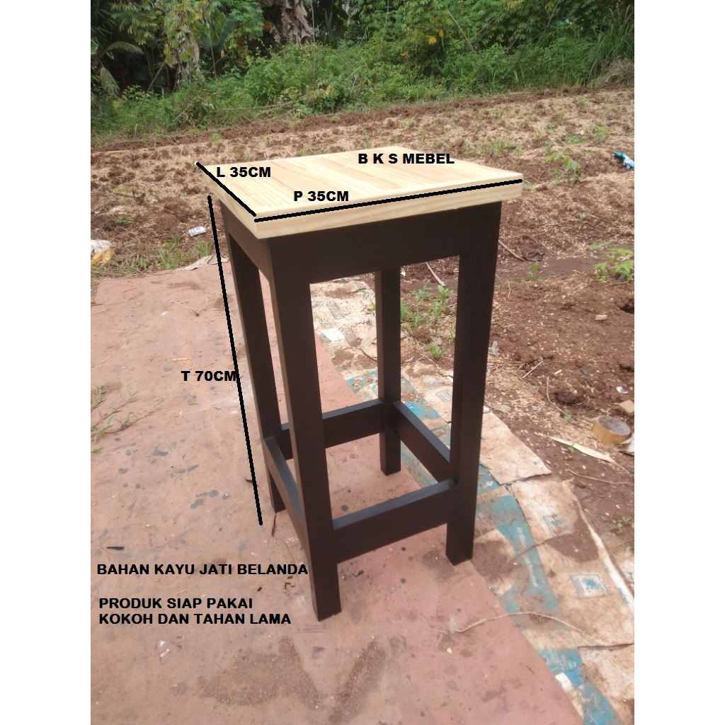 Jual kursi bar kursi tangga kursi kayu jati belanda siap pakai ...
