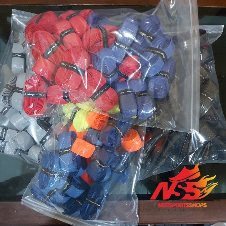 Jual Grip Raket Badminton Tenis Lining Karet Tebal GP 17 18 Original ...