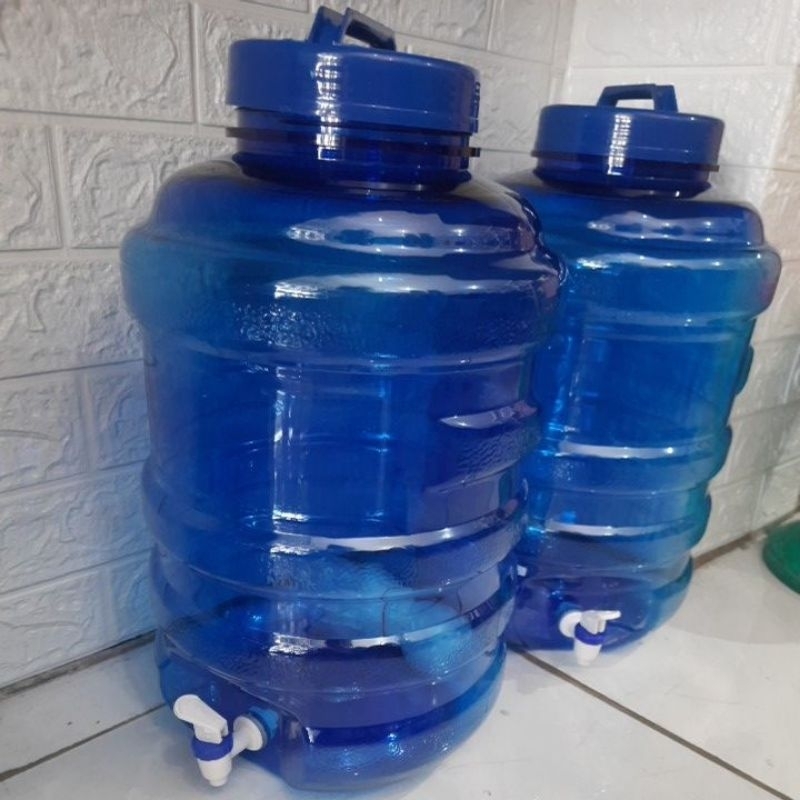 Jual Galon Air Dispenser Kran Keran Liter Model Toples Tebal Ltr Lt Shopee Indonesia