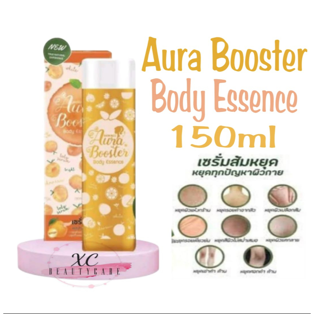 Jual SHOW NAII AURA BOOSTER BODY ESSENCE SERUM 150ML DAN BODY BOOSTER