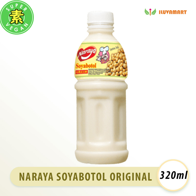 Jual Naraya Soyabotol Original 320ml Minuman Susu Kedelai Vegan Soya