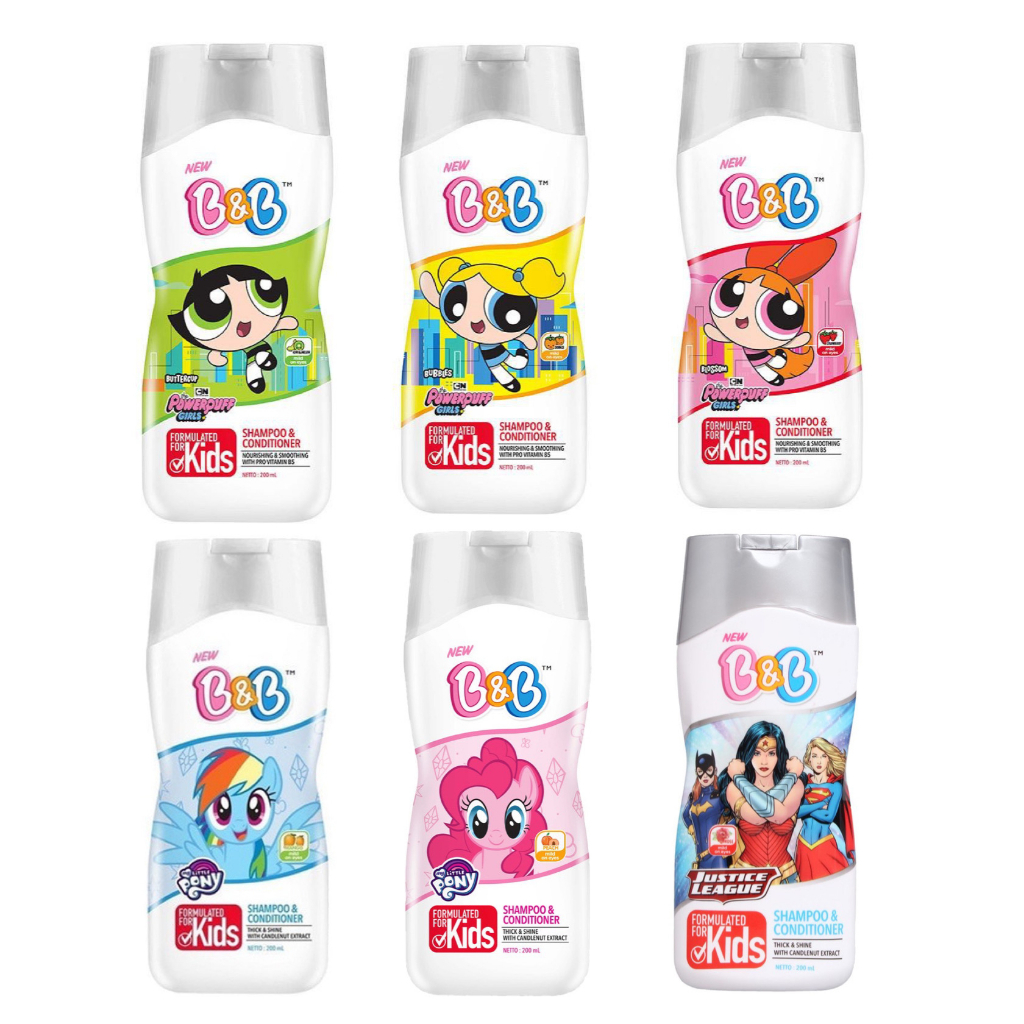 Jual B&B KIDS SHAMPOO&CONDITIONER 100ML/200ML | Shopee Indonesia