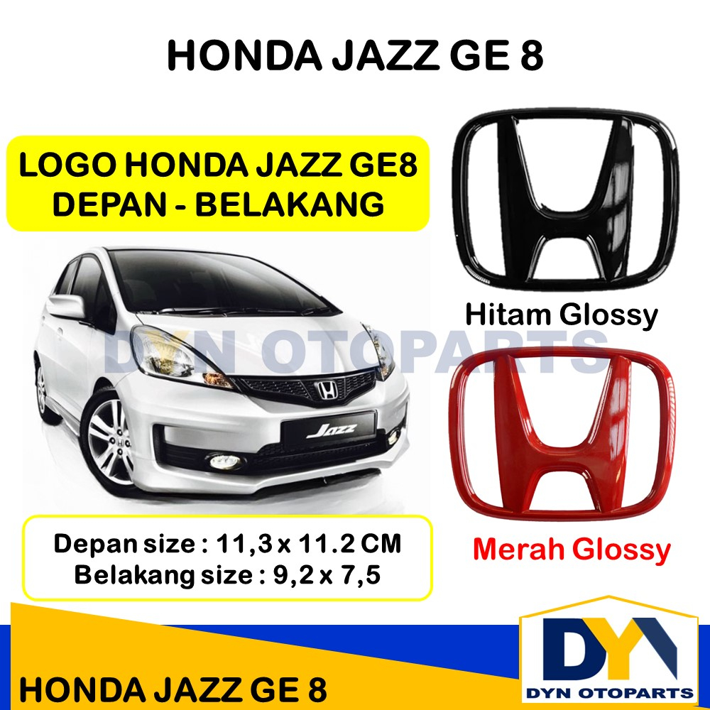 Jual DYN174- JAZZ GE8, LOGO EMBLEM HONDA JAZZ GE8, LOGO STICKER EMBLEM ...