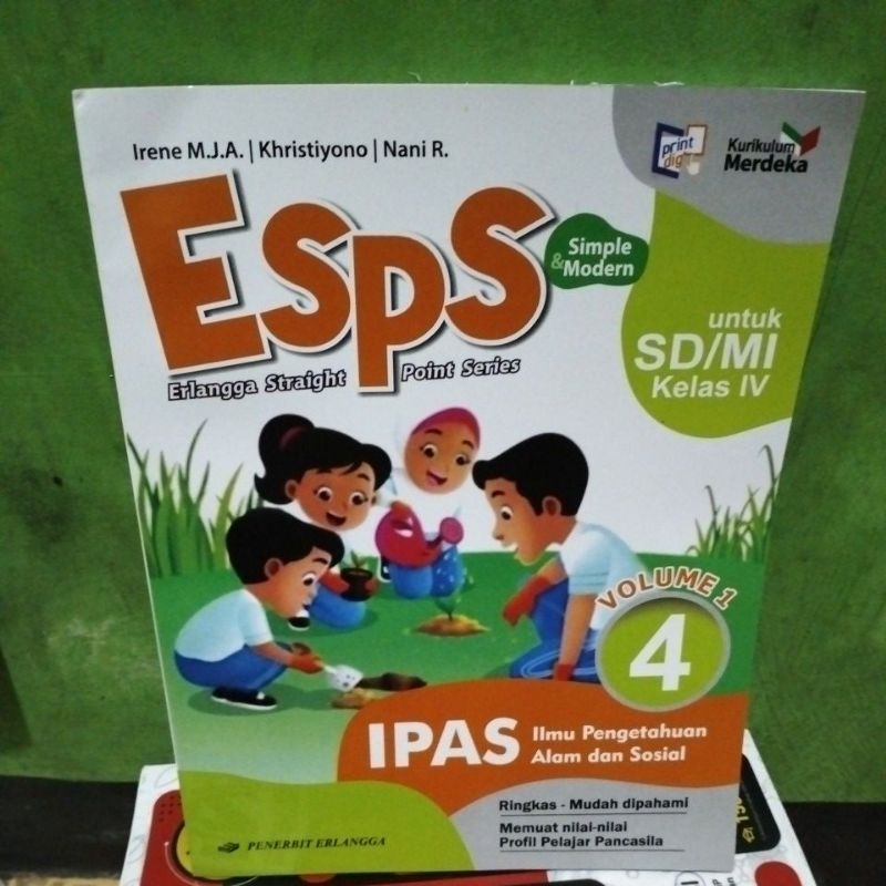 Jual Esps Ipas Ilmu Pengetahuan Alam Dan Sosial Untuk Sd Mi Kelas Volume Shopee Indonesia