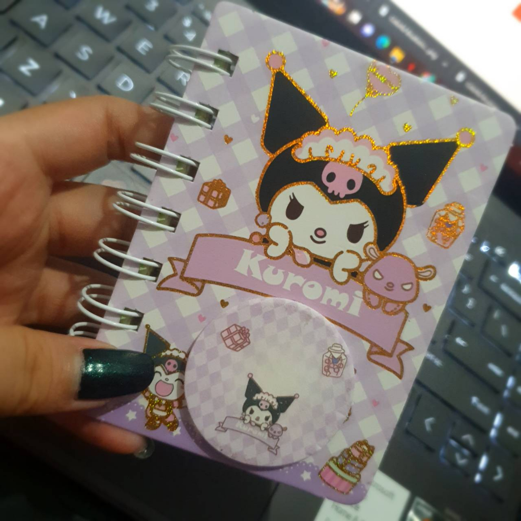 Jual Note Book Kuromi Sanrio / Mini Note Book Kawaii Sanrio Kuromi