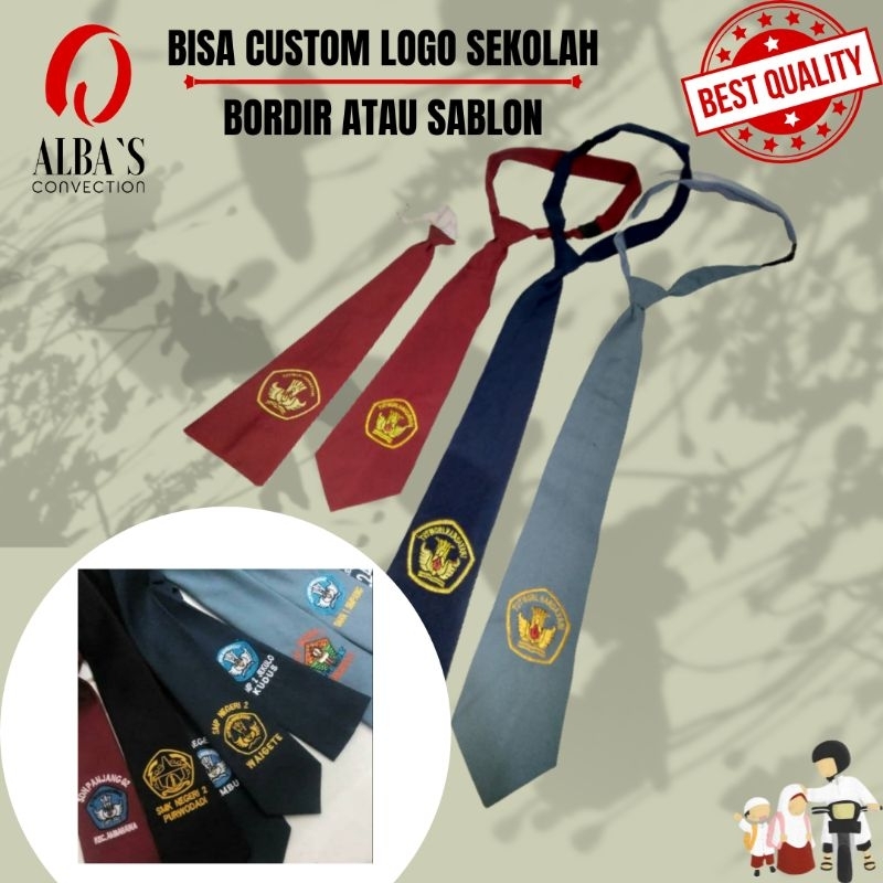 Jual Dasi Sekolah Sd Smp Sma Custom Shopee Indonesia