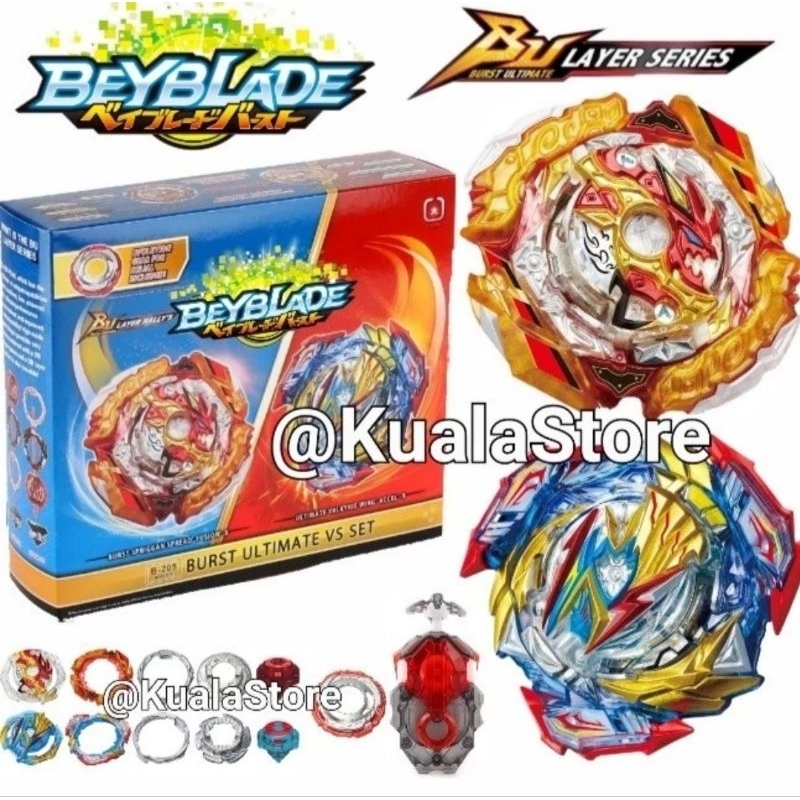 Jual Beyblade Burst Ultimate Valkyrie VS The Last Spriggan B205 Set ...