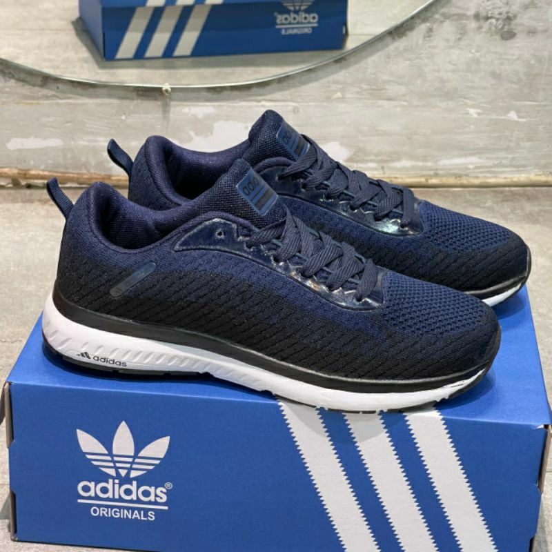 adidas cloudfoam navy blue