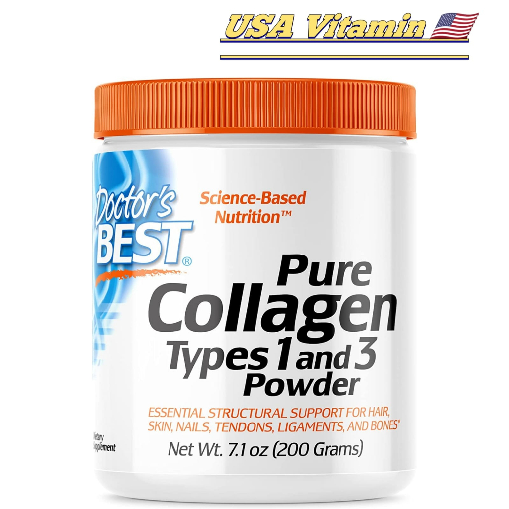 Jual Doctor's Best Pure Collagen Types 1 and 3 Powder 7.1 oz 200 Grams
