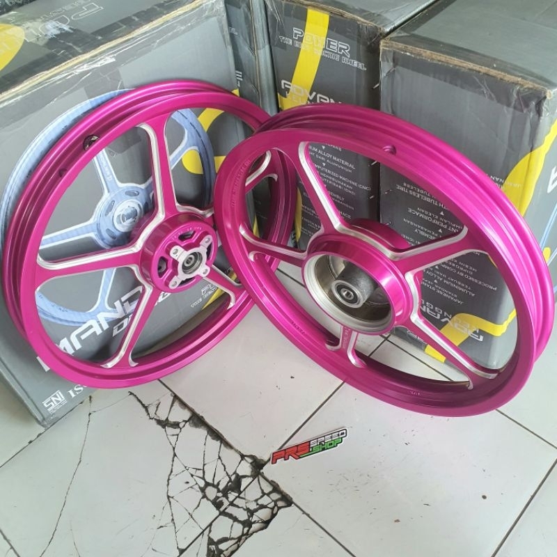 Jual velg power gp mandalika 140 160 r17 biru hitam merah gold hijau ...