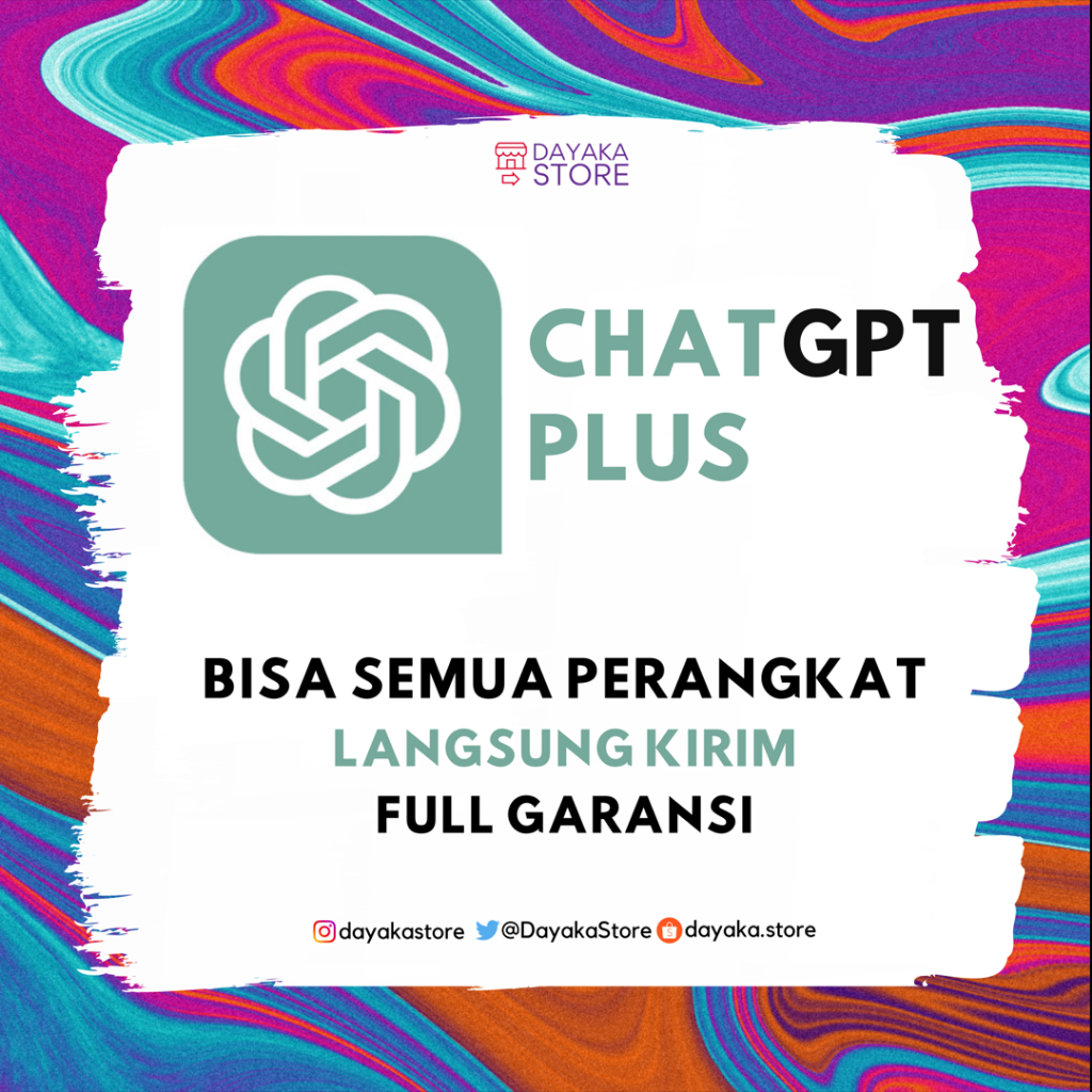 Jual Jual Chatgpt Plus+ Premium 30 Hari Resmi 