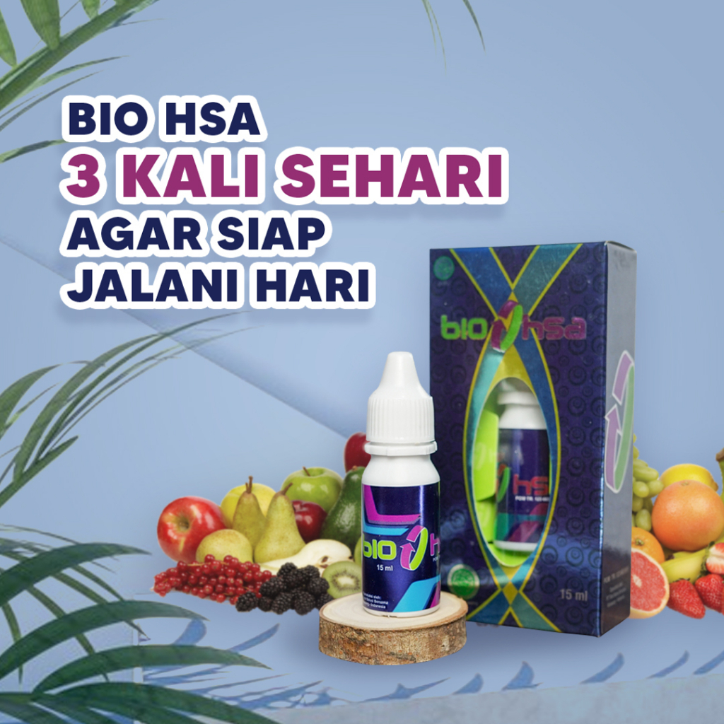 Jual BIO HSA Jamu Tetes Herbal [Paket 10 BioHsa 15ml + 1 Biohsa 15ml ...