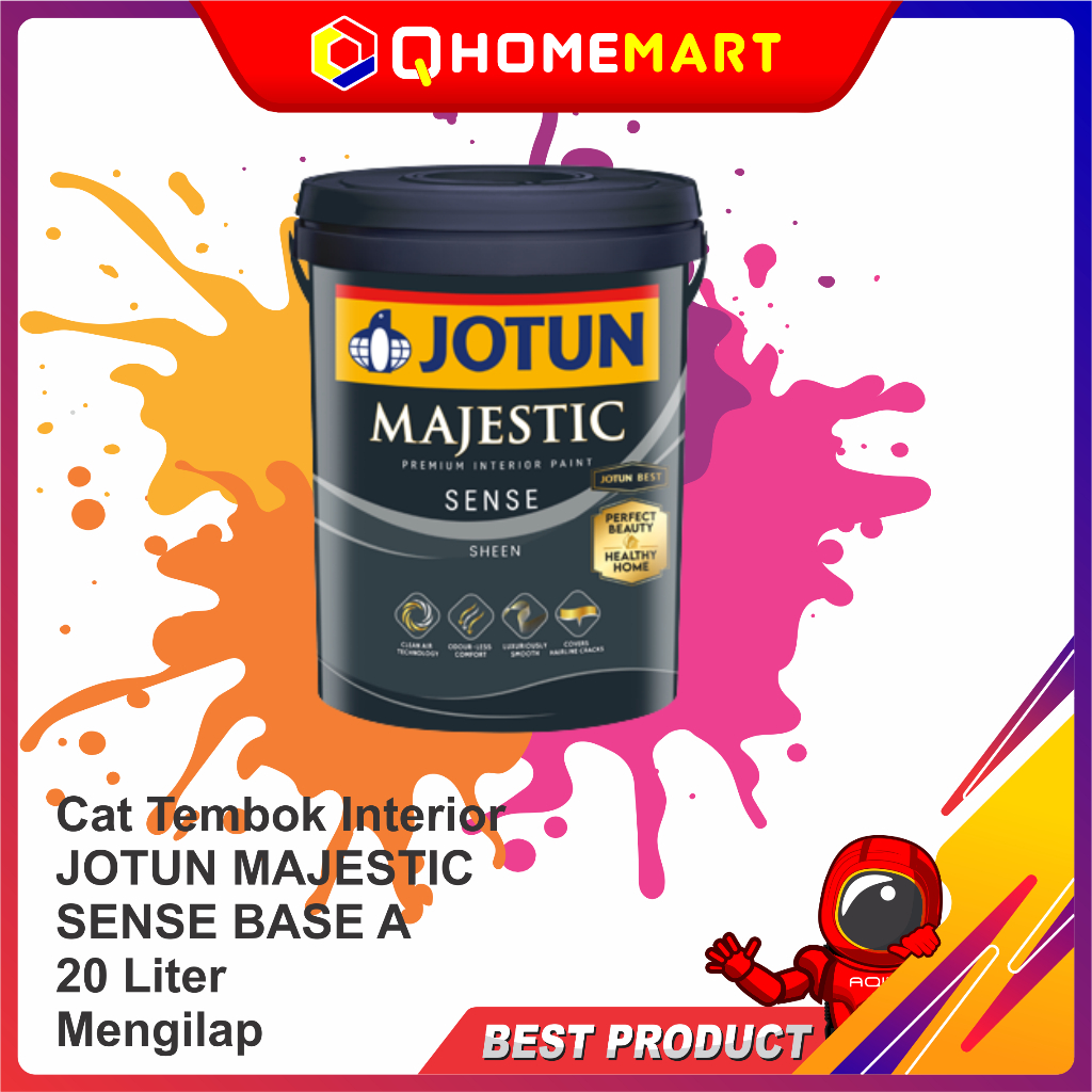 Jual Cat Tembok Interior Jotun Majestic Sense Base A 20 Liter Mengilap Shopee Indonesia 7722