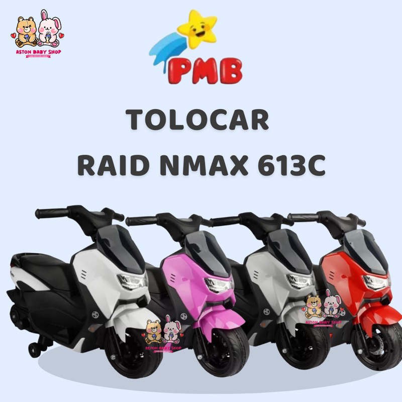Jual Motor Aki PMB Nmax mini K 613C Raid Motor motoran listrik aki atau