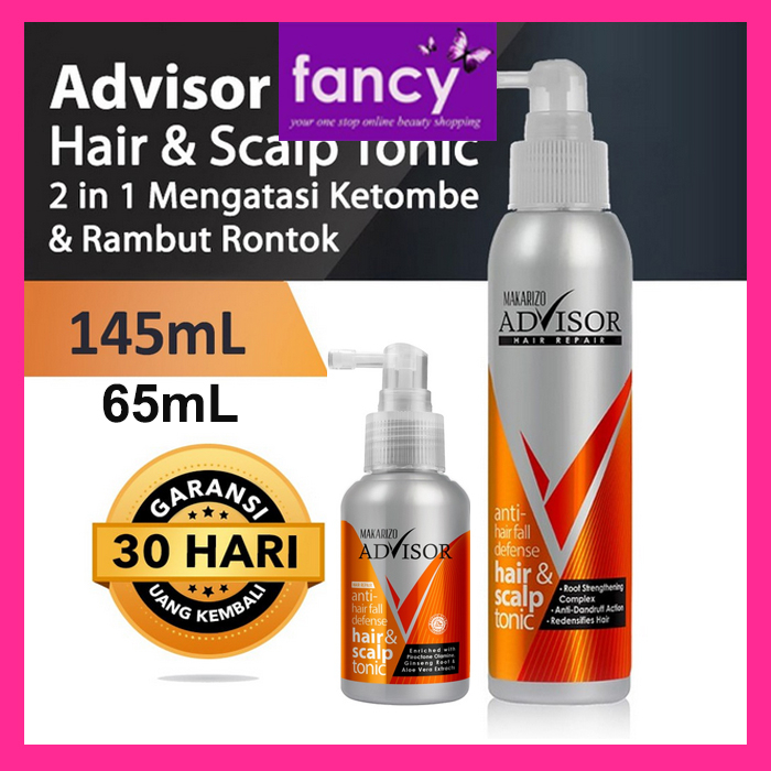 Jual Makarizo AntiHair Fall Defense Advisor Hair Tonic 65 / 145 ml