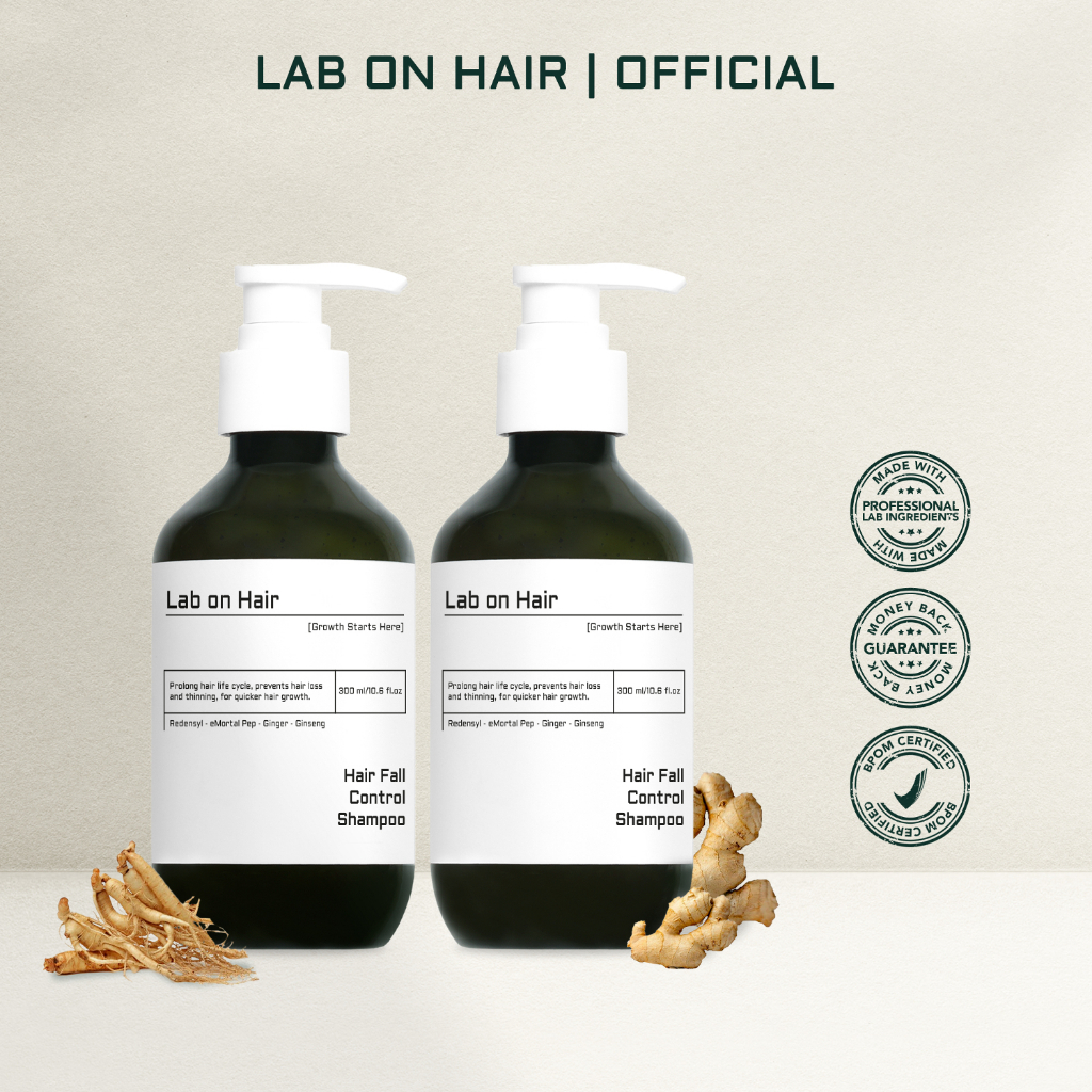 Jual Lab on Hair Bundle 2 Shampoo Lebih Murah Anti Hair Fall Shampoo